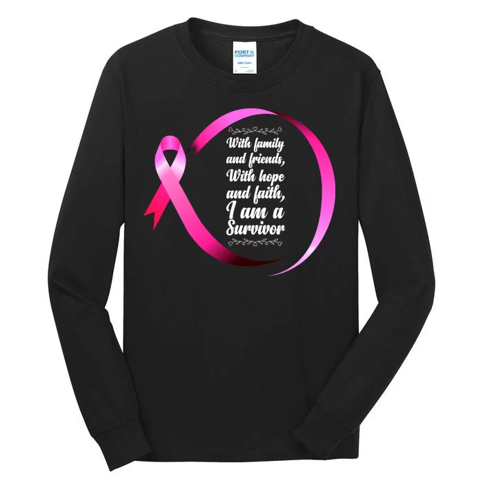 I Am A Breast Cancer Survivor Tall Long Sleeve T-Shirt