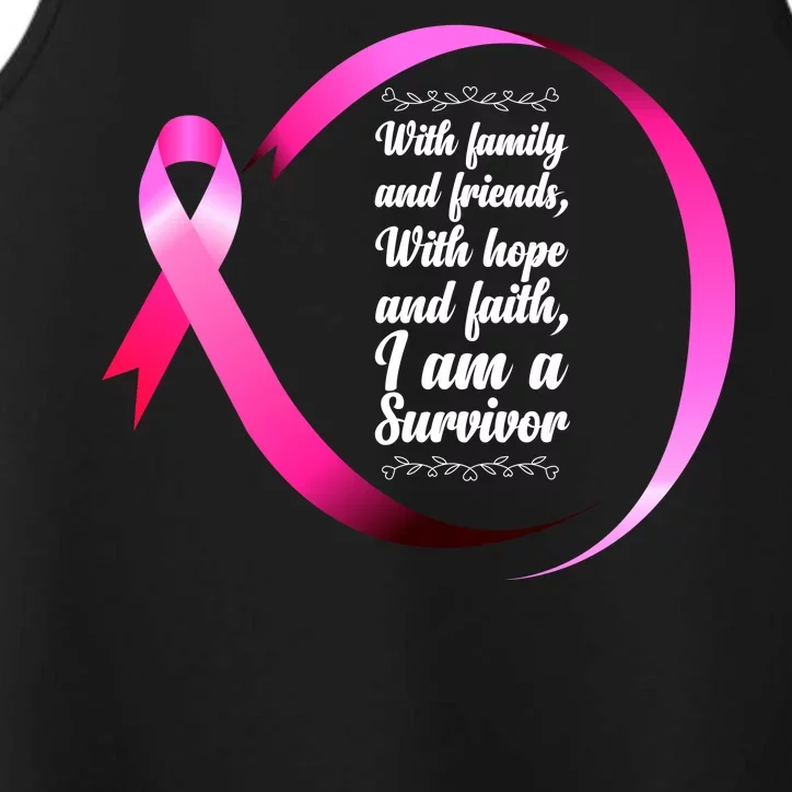 I Am A Breast Cancer Survivor Performance Tank