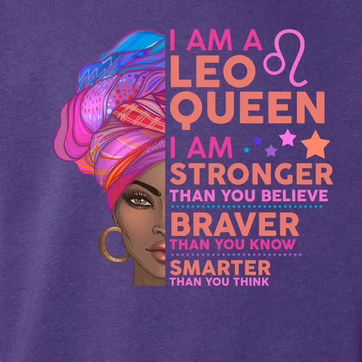 I Am A Leo Queen I Am Stronger Than You Believe Zodiac Toddler Hoodie