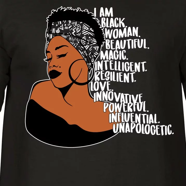 I Am A Proud Black Woman Beautiful Powerful Comfort Colors T-Shirt