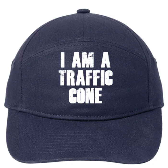 I Am a Traffic Cone Lazy costume 7-Panel Snapback Hat