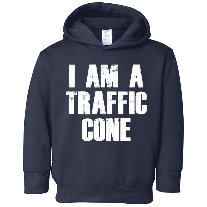 I Am a Traffic Cone Lazy costume Toddler Hoodie