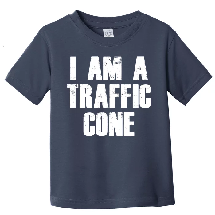 I Am a Traffic Cone Lazy costume Toddler T-Shirt