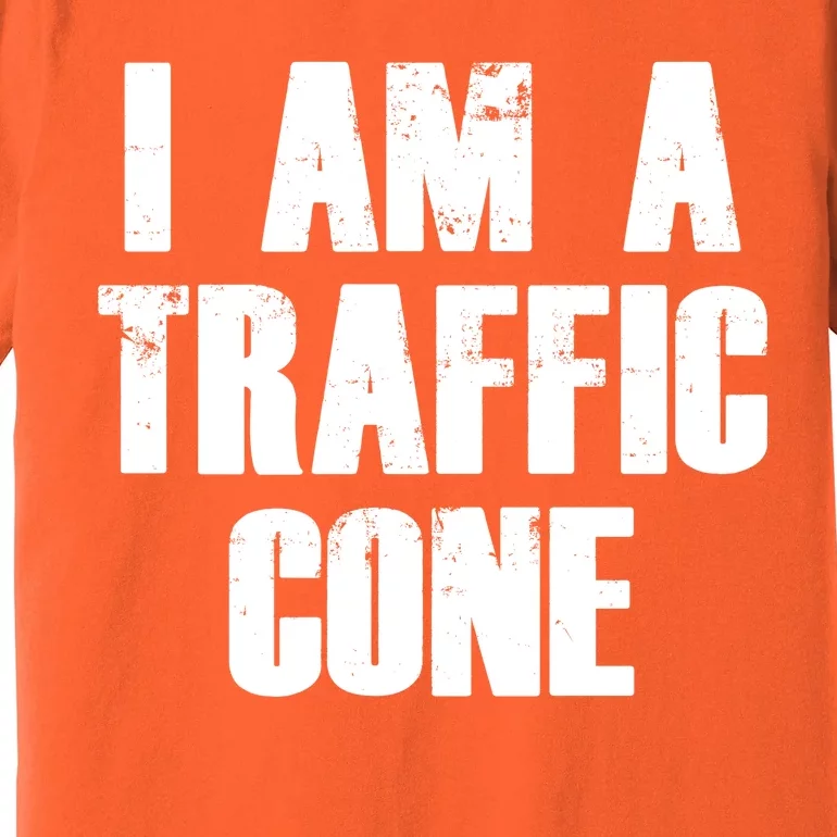 I Am a Traffic Cone Lazy costume Premium T-Shirt