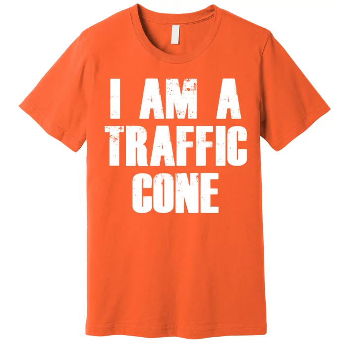 I Am a Traffic Cone Lazy costume Premium T-Shirt