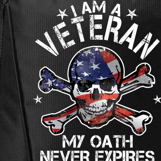 I Am A Veteran My Oath Never Expires City Backpack