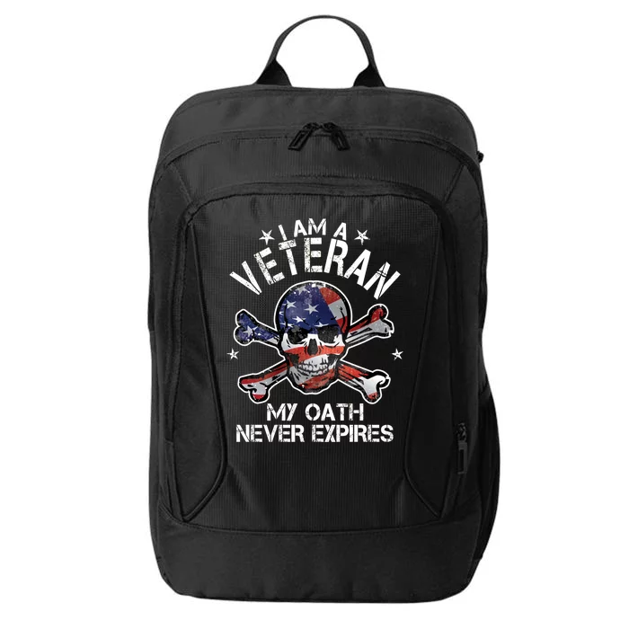 I Am A Veteran My Oath Never Expires City Backpack