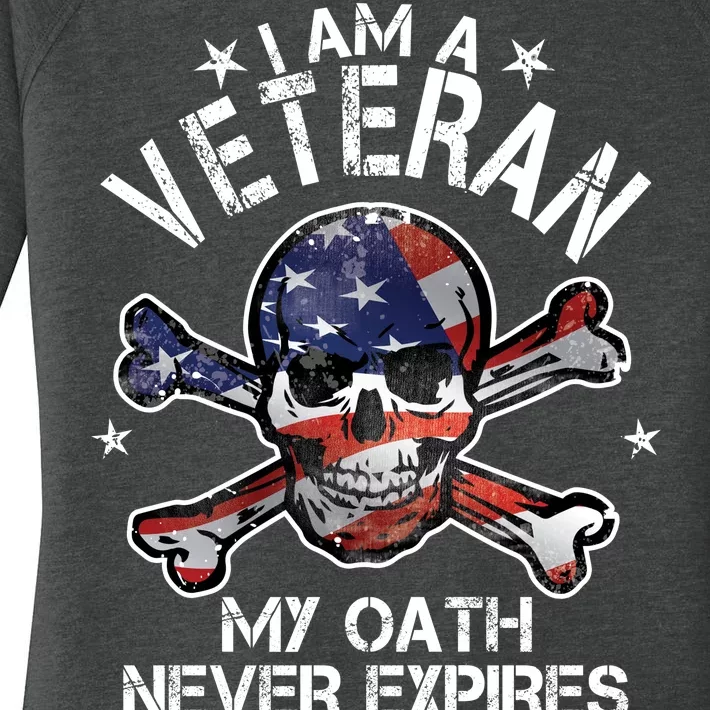 I Am A Veteran My Oath Never Expires Women's Perfect Tri Tunic Long Sleeve Shirt