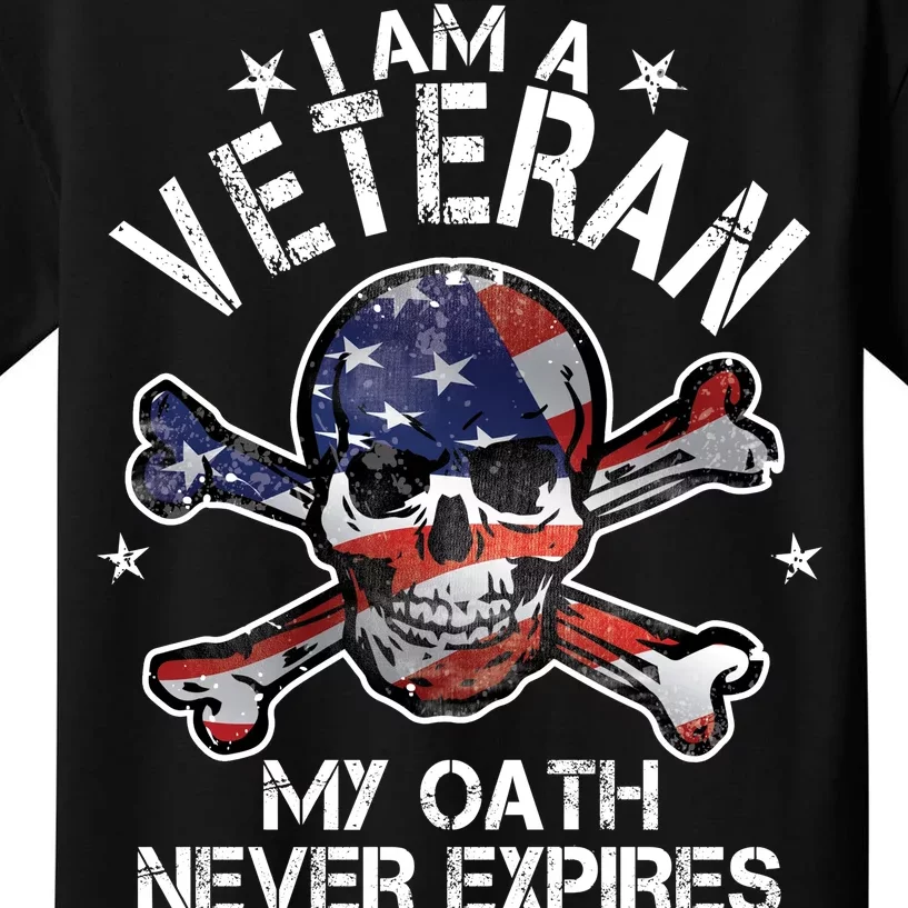 I Am A Veteran My Oath Never Expires Kids T-Shirt