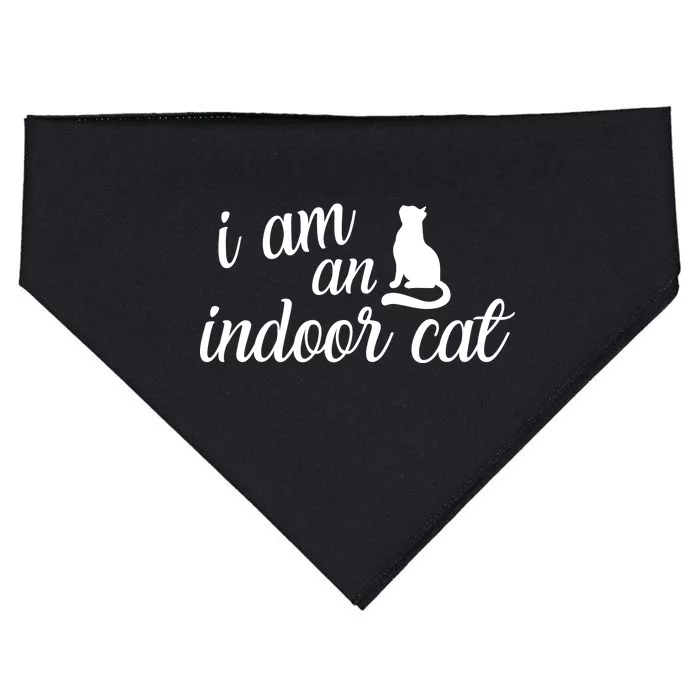 I Am An Indoor Cat USA-Made Doggie Bandana