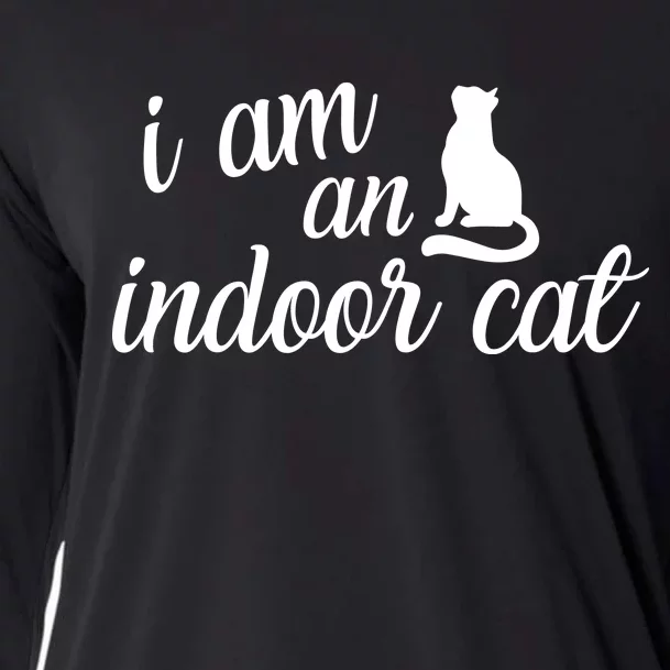 I Am An Indoor Cat Cooling Performance Long Sleeve Crew