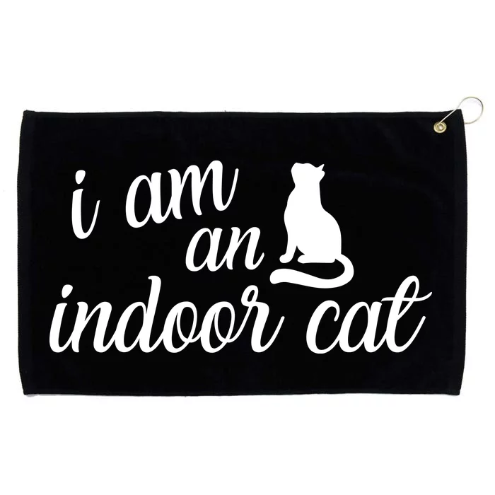 I Am An Indoor Cat Grommeted Golf Towel