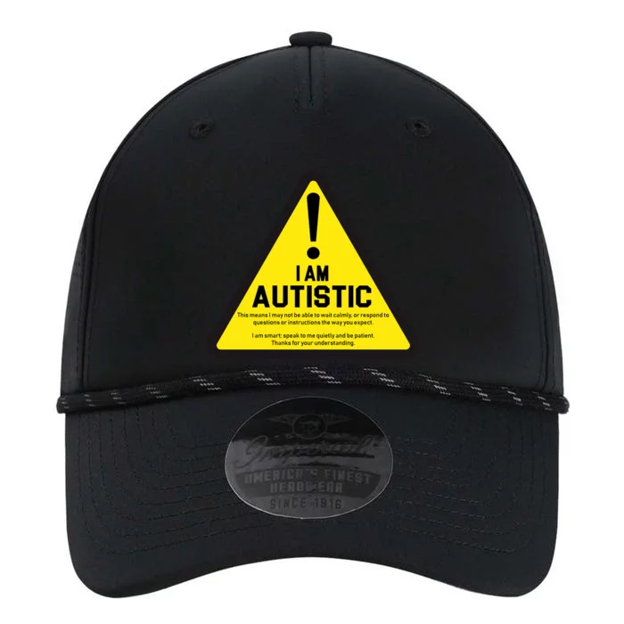 I Am Autistic Autism Warning Sign Performance The Dyno Cap