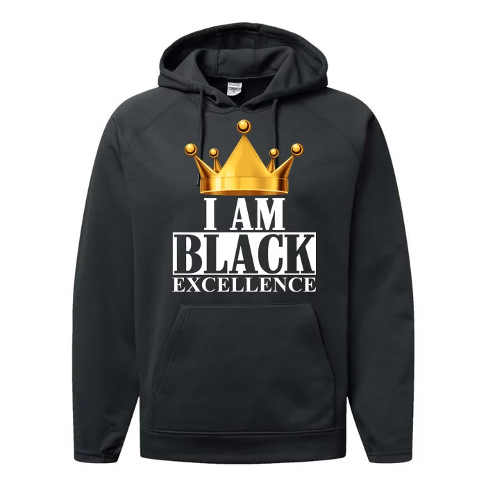 I Am Black Excellence Performance Fleece Hoodie