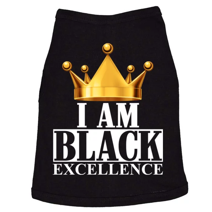 I Am Black Excellence Doggie Tank