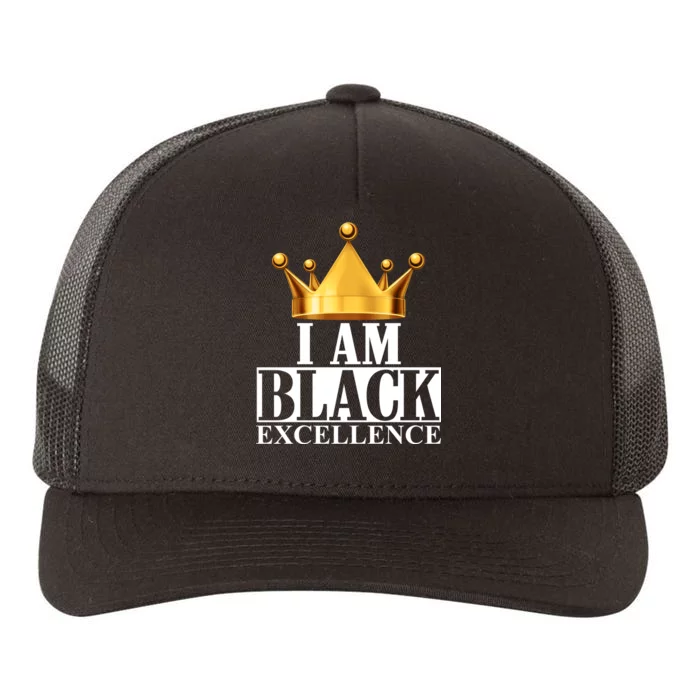 I Am Black Excellence Yupoong Adult 5-Panel Trucker Hat