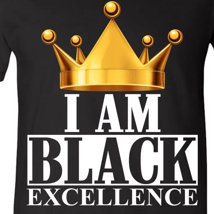 I Am Black Excellence V-Neck T-Shirt