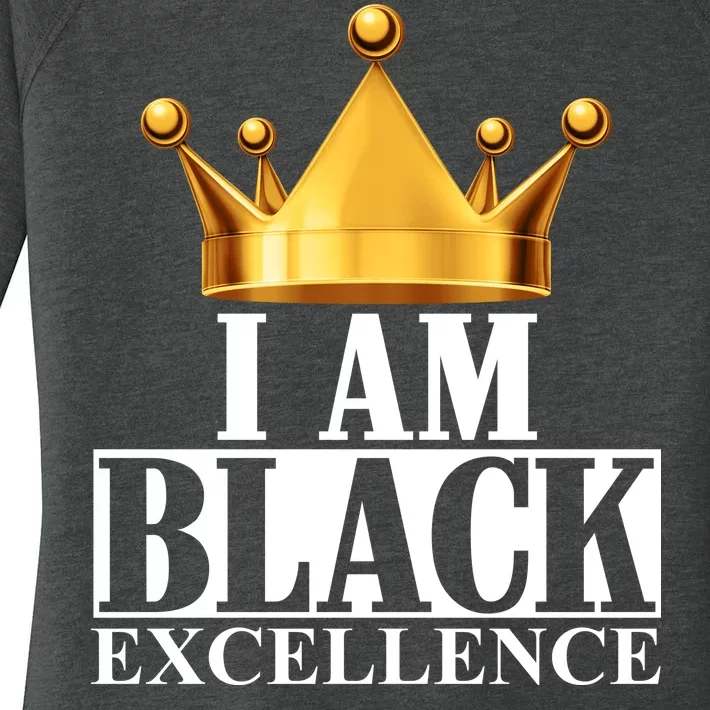 I Am Black Excellence Women’s Perfect Tri Tunic Long Sleeve Shirt