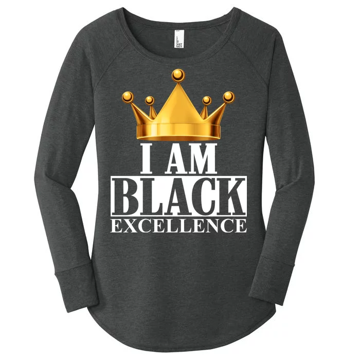 I Am Black Excellence Women’s Perfect Tri Tunic Long Sleeve Shirt