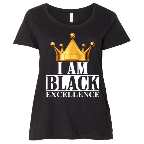 I Am Black Excellence Women's Plus Size T-Shirt