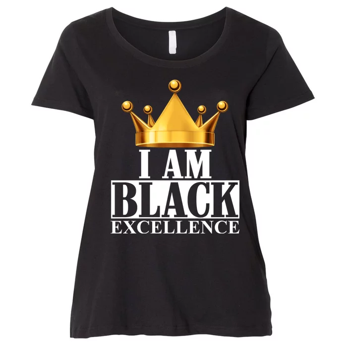 I Am Black Excellence Women's Plus Size T-Shirt