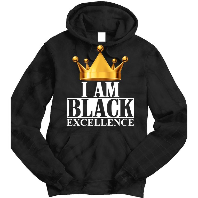 I Am Black Excellence Tie Dye Hoodie