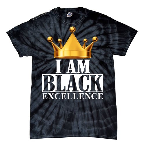I Am Black Excellence Tie-Dye T-Shirt