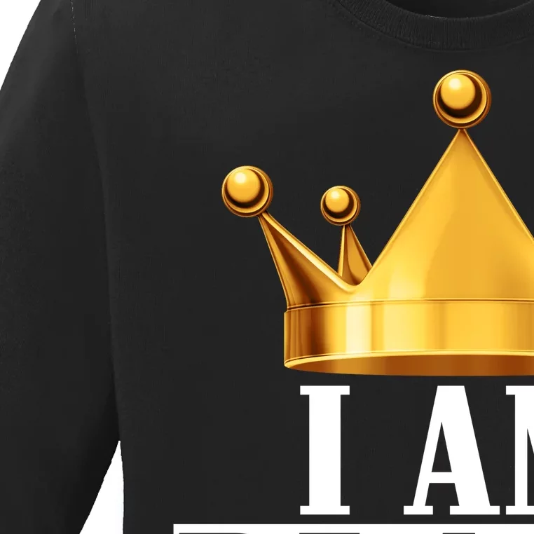 I Am Black Excellence Ladies Missy Fit Long Sleeve Shirt