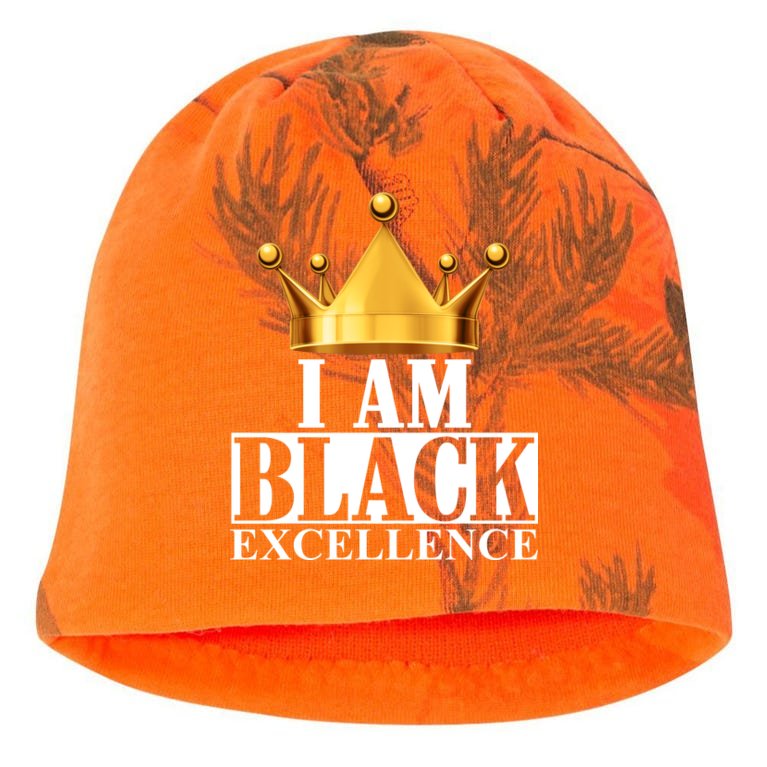 I Am Black Excellence Kati - Camo Knit Beanie