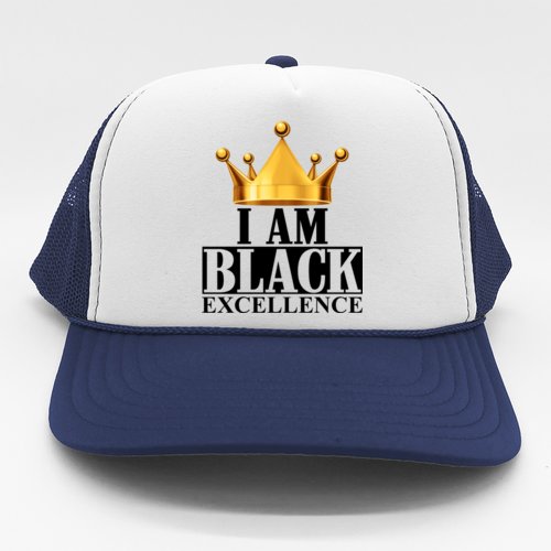 I Am Black Excellence Trucker Hat
