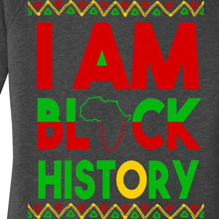 I Am Black History Women's Perfect Tri Tunic Long Sleeve Shirt