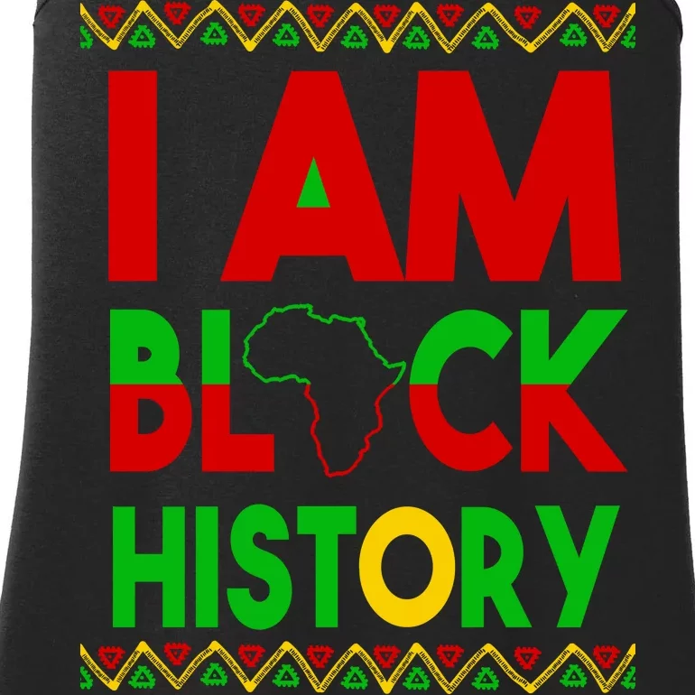 I Am Black History Ladies Essential Tank