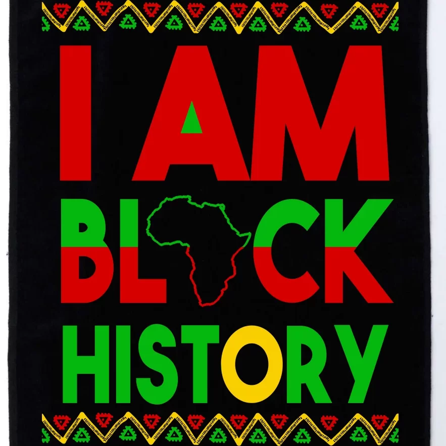 I Am Black History Platinum Collection Golf Towel