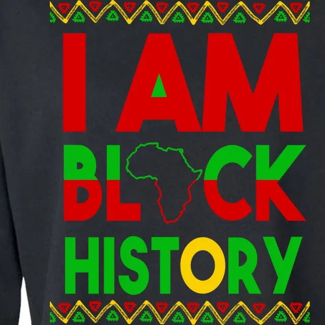 I Am Black History Cropped Pullover Crew