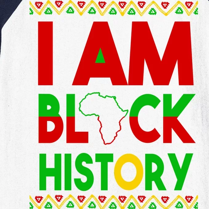 I Am Black History Baseball Sleeve Shirt