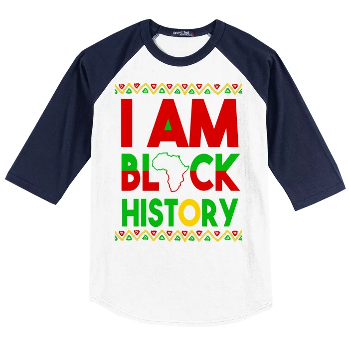 I Am Black History Baseball Sleeve Shirt