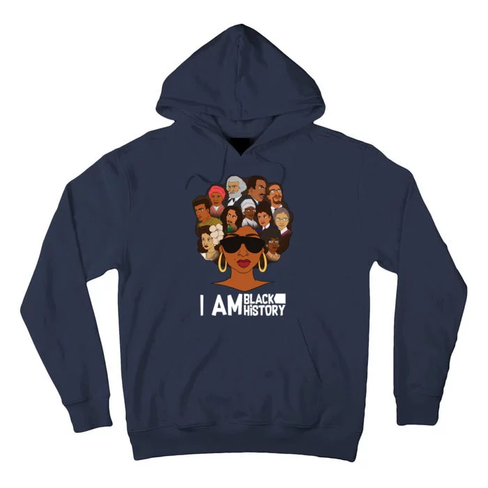 I Am Black History Love My Roots Tall Hoodie