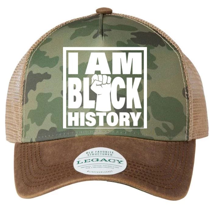 I Am Black History Proud African American Legacy Tie Dye Trucker Hat