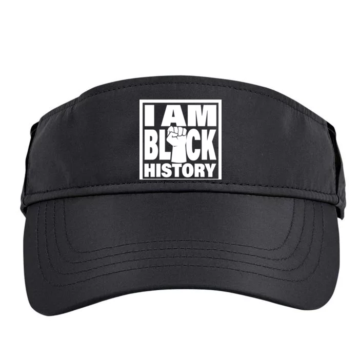 I Am Black History Proud African American Adult Drive Performance Visor