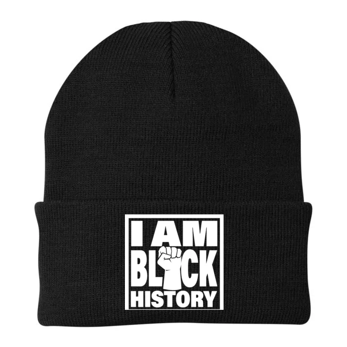 I Am Black History Proud African American Knit Cap Winter Beanie