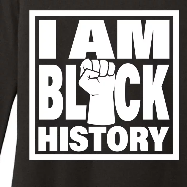 I Am Black History Proud African American Womens CVC Long Sleeve Shirt