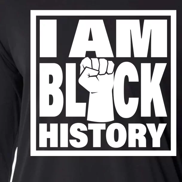 I Am Black History Proud African American Cooling Performance Long Sleeve Crew