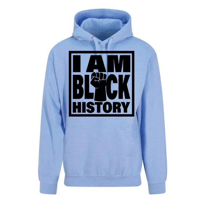 I Am Black History Proud African American Unisex Surf Hoodie