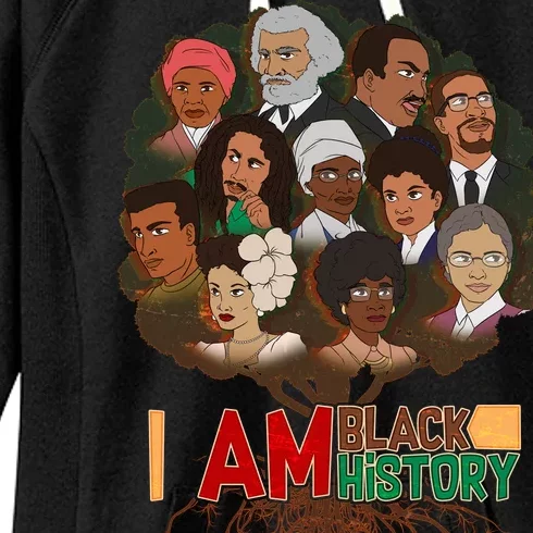 I Am Black History Tree Roots Women's Fleece Hoodie