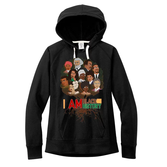 I Am Black History Tree Roots Women's Fleece Hoodie