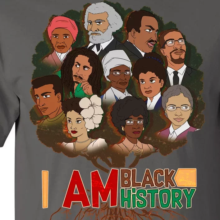 I Am Black History Tree Roots Tall T-Shirt