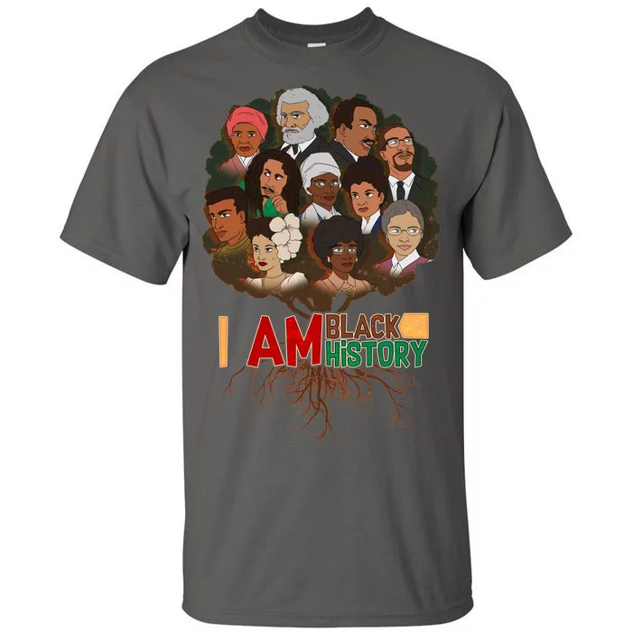 I Am Black History Tree Roots Tall T-Shirt