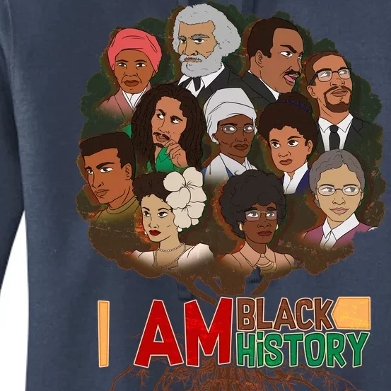 I Am Black History Tree Roots Women's Pullover Hoodie