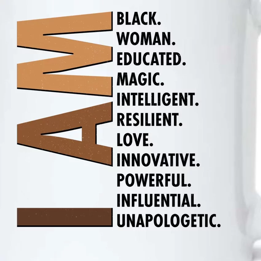 I Am Black Woman Educated Black History Month Black Color Changing Mug