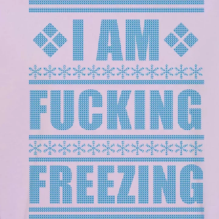 I Am F*cking Freezing Ugly X-mas Garment-Dyed Sweatshirt